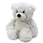 Junior Microwavable Weighted and Scented Brown Marshmallow Bear Stuffed Animal by Warmies