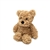 Junior Microwavable Weighted and Scented Curly Brown Bear Stuffed Animal by Warmies