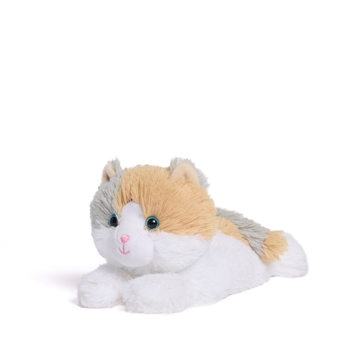 Junior Microwavable Weighted and Scented Calico Cat Stuffed Animal by Warmies