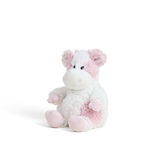 Junior Microwavable Weighted and Scented Strawberry Cow Stuffed Animal by Warmies