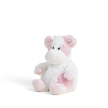 Junior Microwavable Weighted and Scented Strawberry Cow Stuffed Animal by Warmies