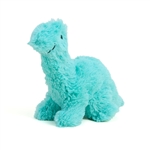 Junior Microwavable Weighted and Scented Teal Long Neck Dinosaur Stuffed Animal by Warmies