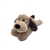 Junior Microwavable Weighted and Scented Brown Dog Stuffed Animal by Warmies