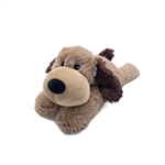 Junior Microwavable Weighted and Scented Brown Dog Stuffed Animal by Warmies