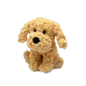 Junior Microwavable Weighted and Scented Golden Dog Stuffed Animal by Warmies