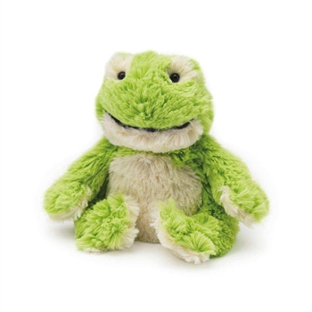 Junior Microwavable Weighted and Scented Frog Stuffed Animal by Warmies