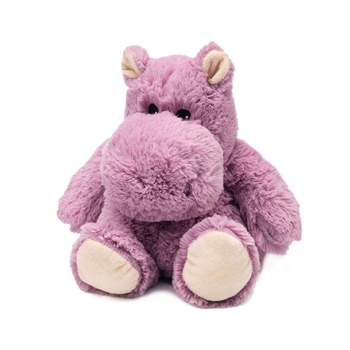 Junior Microwavable Weighted and Scented Hippo Stuffed Animal by Warmies