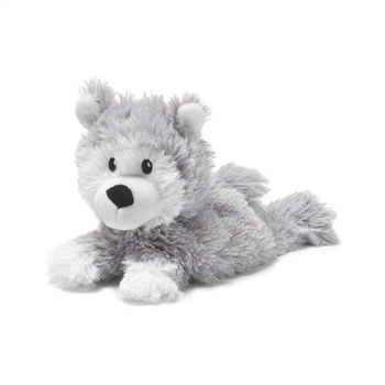 Junior Microwavable Weighted and Scented Husky Stuffed Animal by Warmies