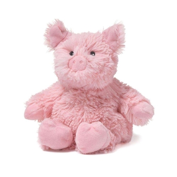 Junior Microwavable Weighted and Scented Pig Stuffed Animal by Warmies