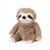 Junior Microwavable Weighted and Scented Sloth Stuffed Animal by Warmies