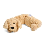 Microwavable Weighted and Scented Plush Golden Dog Animal Wrap by Warmies