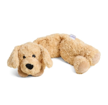 Microwavable Weighted and Scented Plush Golden Dog Animal Wrap by Warmies