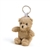 Curly Brown Bear Stuffed Animal Keyring by Warmies