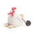 Chicken Stuffed Animal Keyring by Warmies