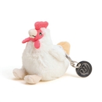 Chicken Stuffed Animal Keyring by Warmies