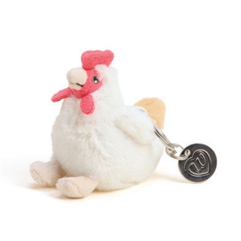 Chicken Stuffed Animal Keyring by Warmies