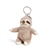 Sloth Stuffed Animal Keyring by Warmies