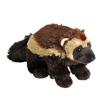 Stuffed Wolverine 12 Inch Cuddlekin by Wild Republic