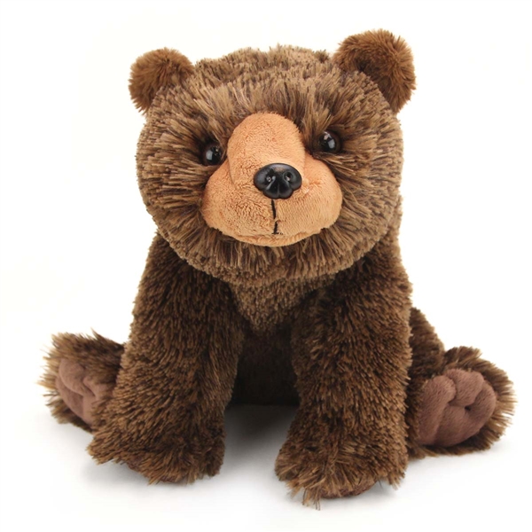 Stuffed Grizzly Bear Cuddlekin by Wild Republic | Stuffed Safari