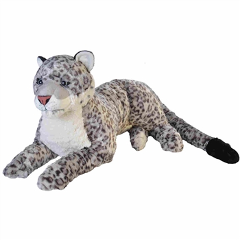 Cuddlekins Jumbo Snow Leopard Stuffed Animal by Wild Republic