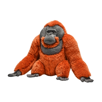 Artist Collection Realistic Plush Male Orangutan by Wild Republic