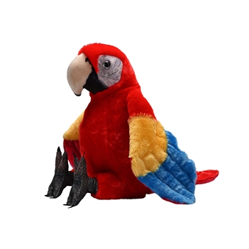 Artist Collection Realistic Plush Scarlet Macaw by Wild Republic