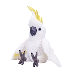 Artist Collection Realistic Plush Sulphur Crested Cockatoo by Wild Republic