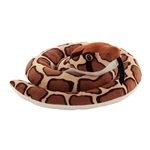 Coiled Eco-Friendly Stuffed Burmese Python Snake by Wild Republic