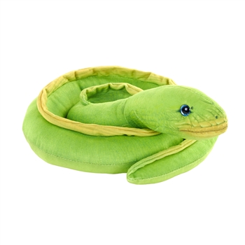 Coiled Eco-Friendly Stuffed Green Moray Eel by Wild Republic