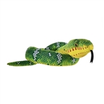 Eco-Friendly Rainforest 54 Inch Plush Emerald Tree Boa Snake by Wild Republic