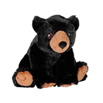 Eco-Friendly Cuddlekins 12 Inch Stuffed Black Bear by Wild Republic