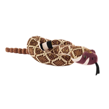 Eco-Friendly 54 Inch Stuffed Western Diamondback Rattlesnake by Wild Republic