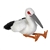 Eco-Friendly Cuddlekins 12 Inch Stuffed Oriental Stork by Wild Republic