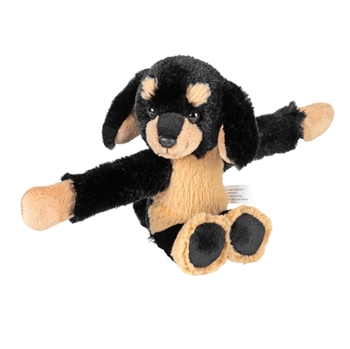 Huggers Dachshund Stuffed Animal Slap Bracelet by Wild Republic