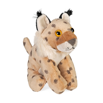 Pocketkins Eco-Friendly Small Plush Lynx by Wild Republic