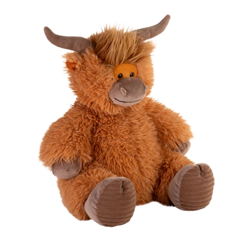 Snuggleluvs Weighted Plush Highland Cow by Wild Republic