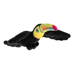 Eco-Friendly Rainforest 4.5 Inch Flying Plush Toco Toucan by Wild Republic