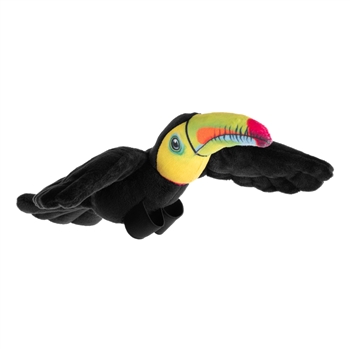 Eco-Friendly Rainforest 4.5 Inch Flying Plush Toco Toucan by Wild Republic
