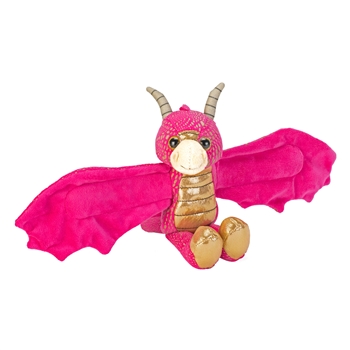 Huggers Glow in the Dark Plush Dragon Slap Bracelet by Wild Republic