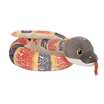 Squishy 52 Inch Plush Brown Snake by Wild Republic