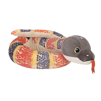 Squishy 52 Inch Plush Brown Snake by Wild Republic