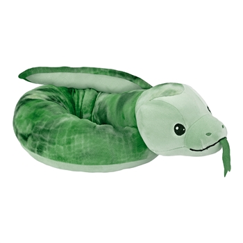 Squishy 52 Inch Plush Green Snake by Wild Republic